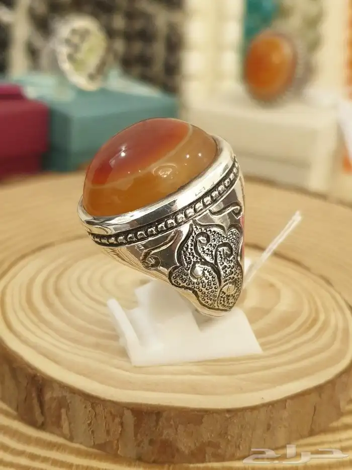 خاتم سليماني هندي فاخر ولون مميز 1