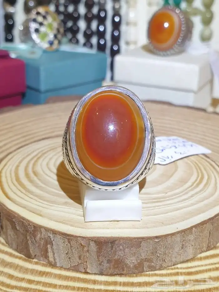 خاتم سليماني هندي فاخر ولون مميز 6