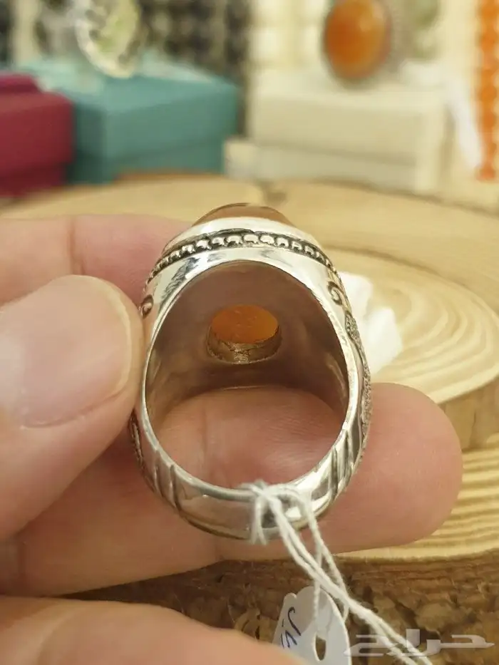 خاتم سليماني هندي فاخر ولون مميز 9