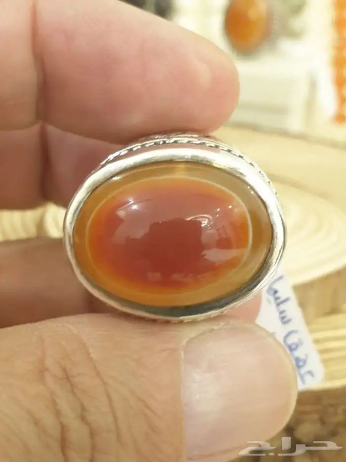 خاتم سليماني هندي فاخر ولون مميز 7