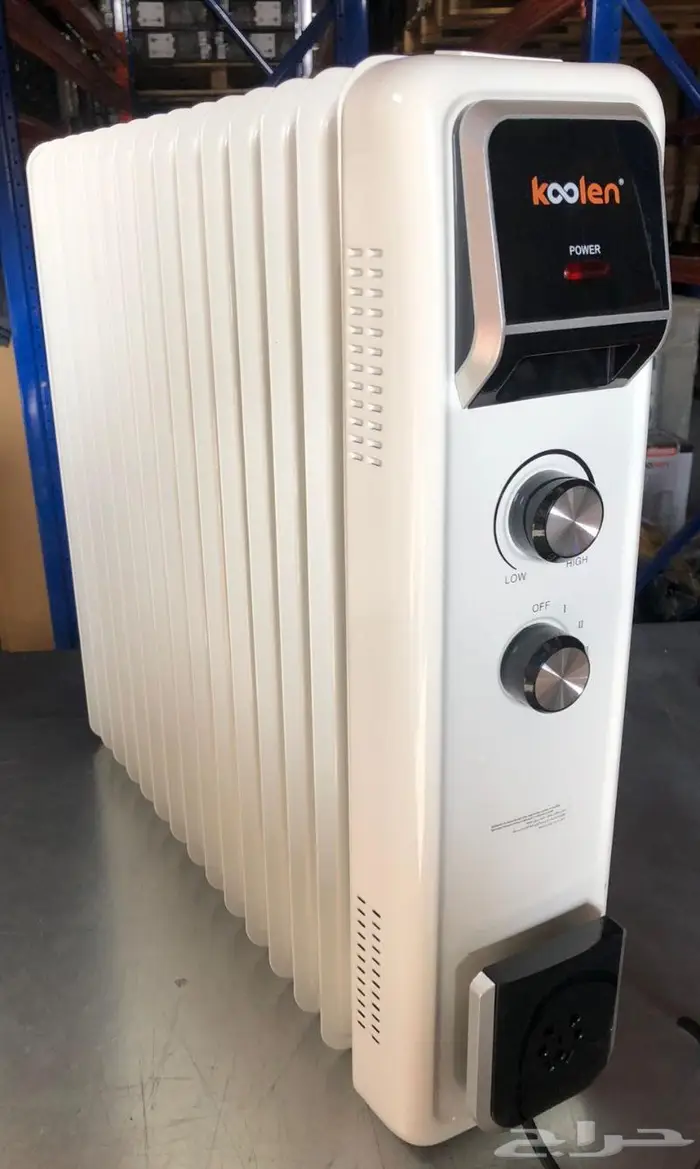 دفاية زيت 15 ريشة 2500 وات لون أبيض 1