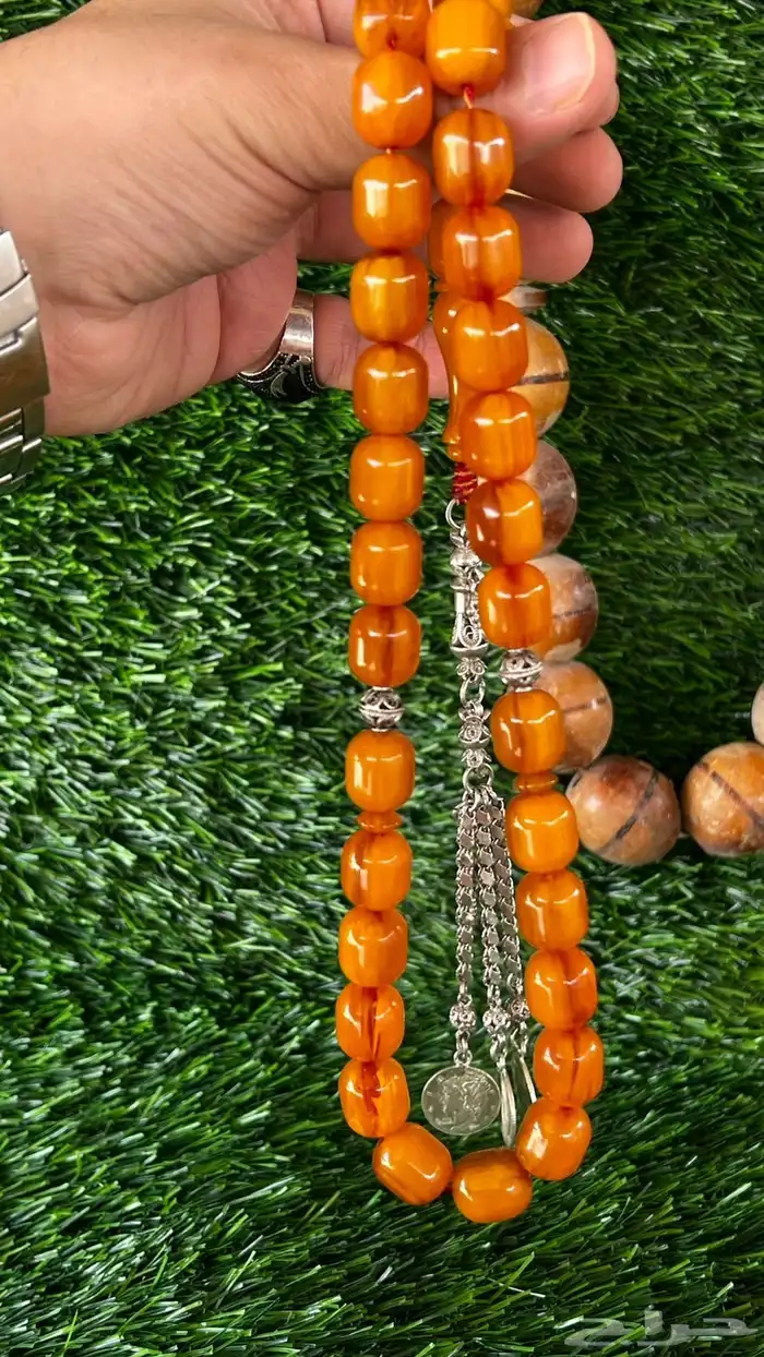 مسباح فاتوران ألماني سبحه فضه خواتم أحجار كريمة إكسسورارات 4