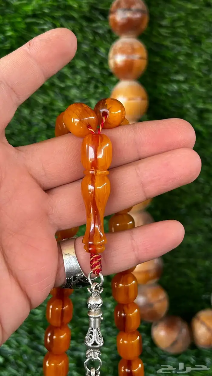 مسباح فاتوران ألماني سبحه فضه خواتم أحجار كريمة إكسسورارات 3