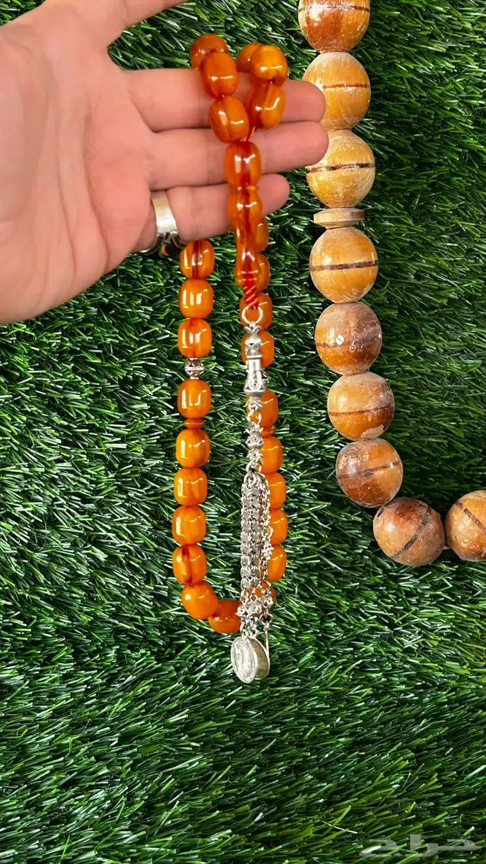 مسباح فاتوران ألماني سبحه فضه خواتم أحجار كريمة إكسسورارات 5