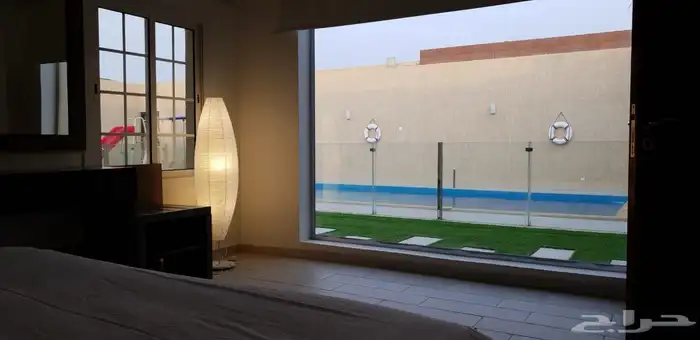 شاليه للايجار في جدة استراحه قسمين بمسبحين شاليهات استراحات 30