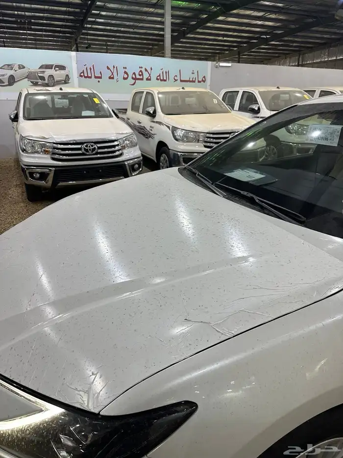 كامري 2025 فتحه بنزين فئة LE اصفار سعودي السعر125 21