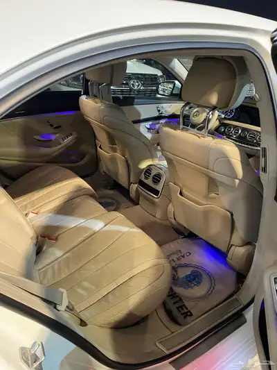 مرسيدس S400 مقاعد طيارة 4 ازرار فل كامل 2017 10