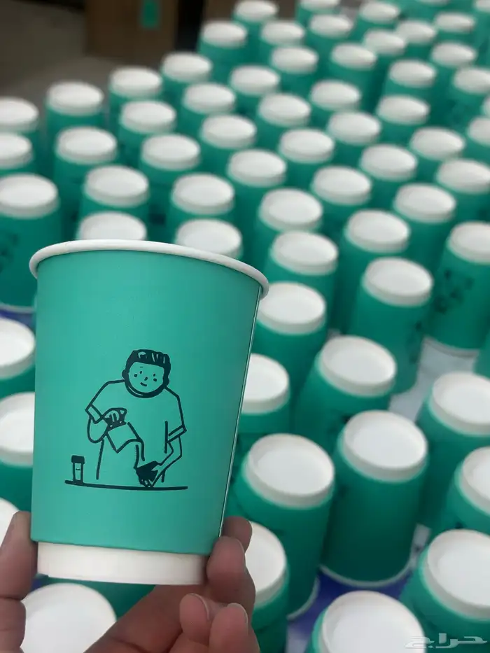 طباعة اكواب كافيهات أشكال جديدة اكواب ورقية اكواب بلاستيك 1