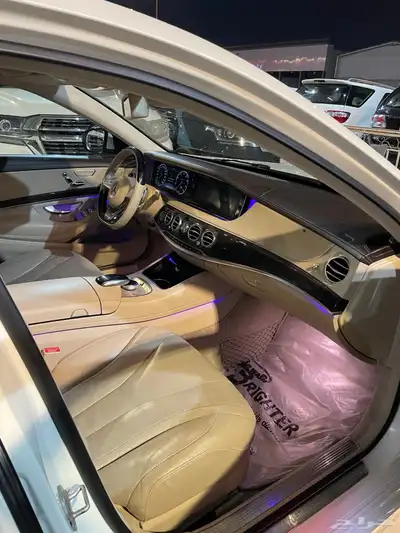 مرسيدس S400 مقاعد طيارة 4 ازرار فل كامل 2017 8