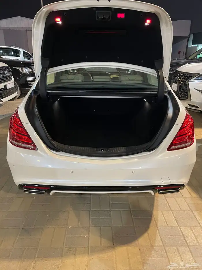 مرسيدس S400 مقاعد طيارة 4 ازرار فل كامل 2017 6