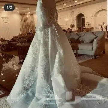 فستان زفاف ابيض للبيع 0