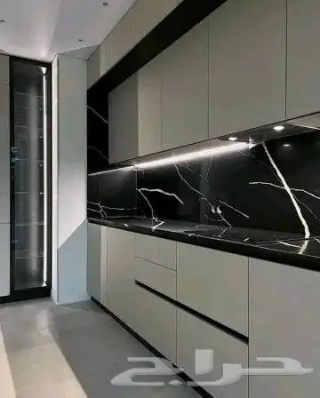 مطابخ خشب ألماني ومطابخ صاج والمنيوم ورخام صناعي وبورسلان 2