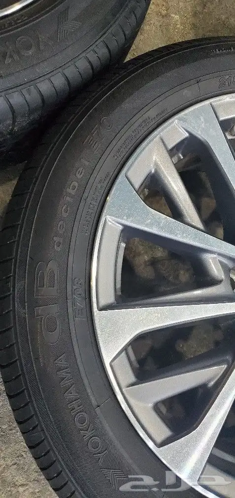 جنوط لكزز 350ES اصلي وكاله مقاس 17 5