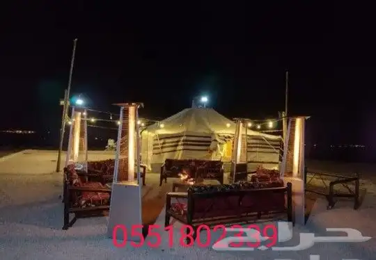 دفايات كراسي ايجار خيام طاولات تاجير مخيمات الرياض حي الملقا 0