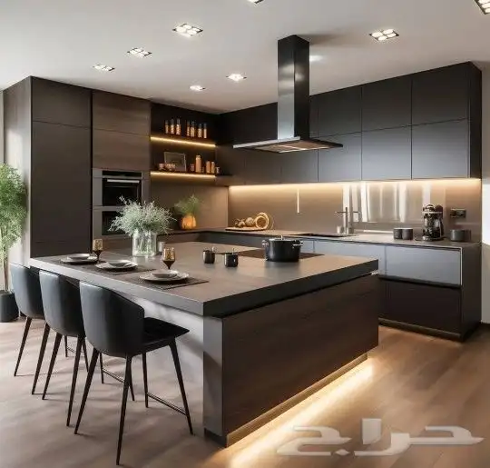 مطابخ خشب ألماني ومطابخ صاج والمنيوم ورخام صناعي وبورسلان 9