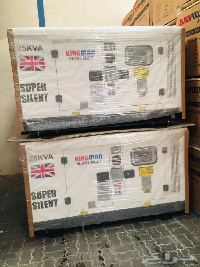 مولدات كهربائيه للبيع أو للايجار كبيرأوصغير كاتم للصوت 0