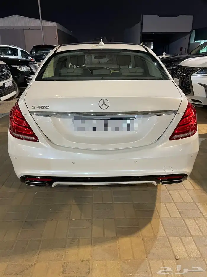 مرسيدس S400 مقاعد طيارة 4 ازرار فل كامل 2017 3