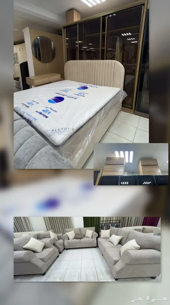 تفصيل و جاهز غرف نوم كنبات دواليب ستائر على حسب الطلب 4