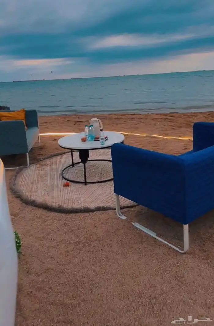 مخيم على البحر يتميز بخصوصية تامة يتسع ل 50 شخص 1