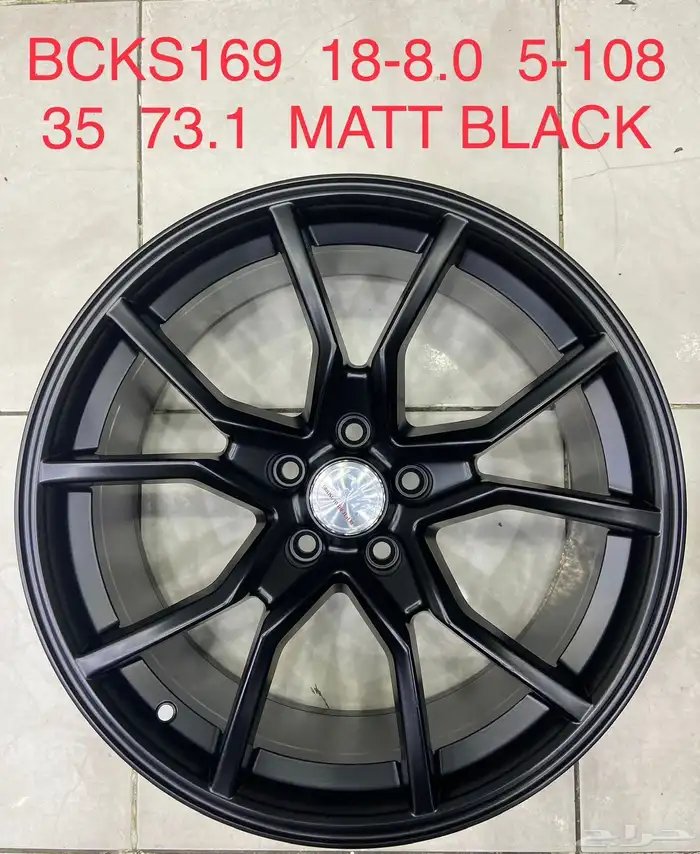 جنوط جيتور T2 مقاس 18 مع كفرات بالون 9