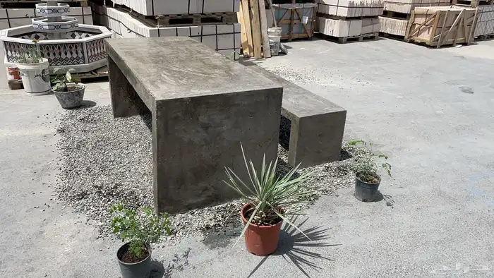 طاولات خارجية خرسانة 6