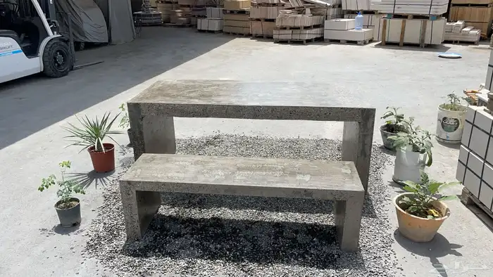 طاولات خارجية خرسانة 4