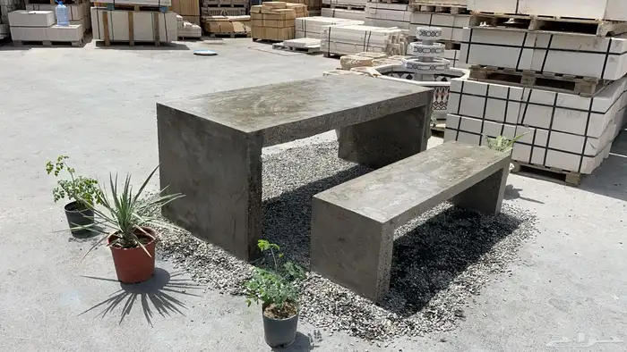 طاولات خارجية خرسانة 5