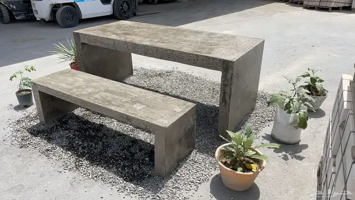 طاولات خارجية خرسانة 3