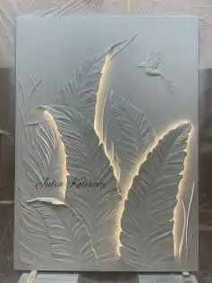 تصميم وتنفيذ جميع حفر 3d لوحات جدارية وديكورات خشبي والأثاث 12