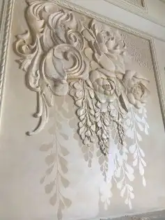 تصميم وتنفيذ جميع حفر 3d لوحات جدارية وديكورات خشبي والأثاث 28