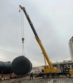 Truck Crane for rent weekly and monthly رافعه ونش كرين للايج 9