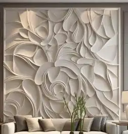 تصميم وتنفيذ جميع حفر 3d لوحات جدارية وديكورات خشبي والأثاث 42