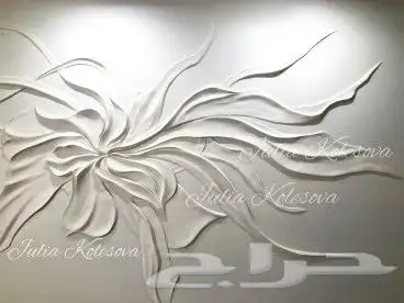 تصميم وتنفيذ جميع حفر 3d لوحات جدارية وديكورات خشبي والأثاث 40