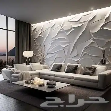 تصميم وتنفيذ جميع حفر 3d لوحات جدارية وديكورات خشبي والأثاث 22