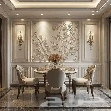 تصميم وتنفيذ جميع حفر 3d لوحات جدارية وديكورات خشبي والأثاث 19