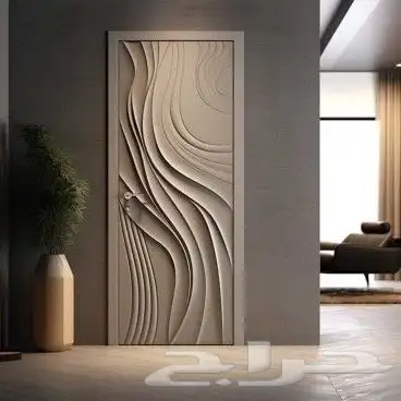 تصميم وتنفيذ جميع حفر 3d لوحات جدارية وديكورات خشبي والأثاث 7