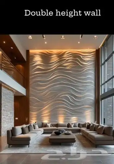 تصميم وتنفيذ جميع حفر 3d لوحات جدارية وديكورات خشبي والأثاث 9