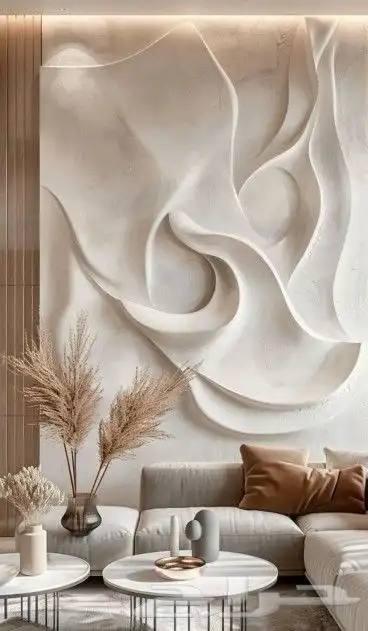 تصميم وتنفيذ جميع حفر 3d لوحات جدارية وديكورات خشبي والأثاث 39