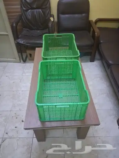 صناديق بلاستيك سلال خضار فواكة تمور دواجن 2