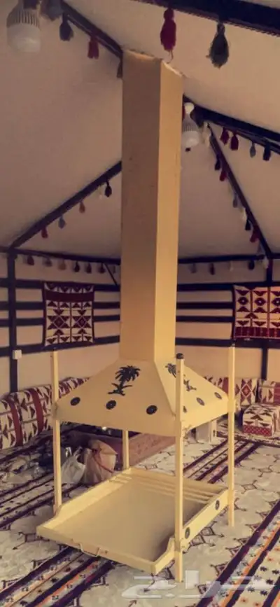 بيوت شعر ع هيكل حديد كامل بدون اطناب 18