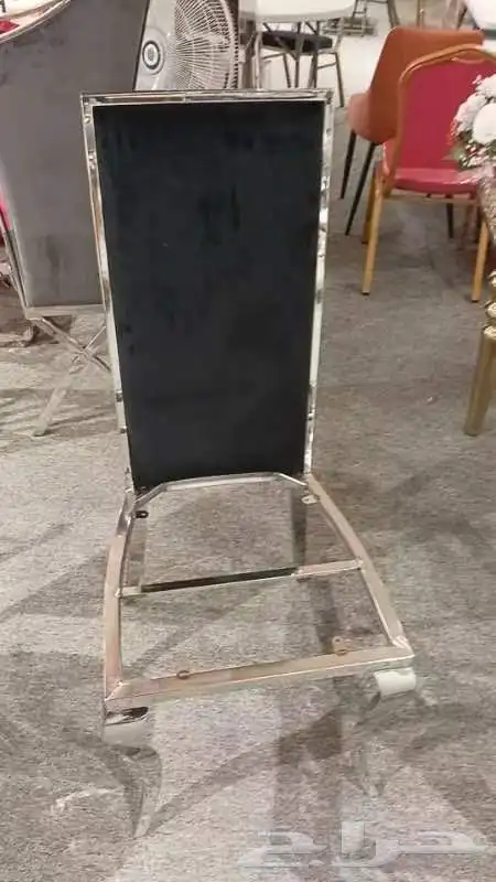 كراسي ستيل ذهبي   كراسي ستيل فضي 5