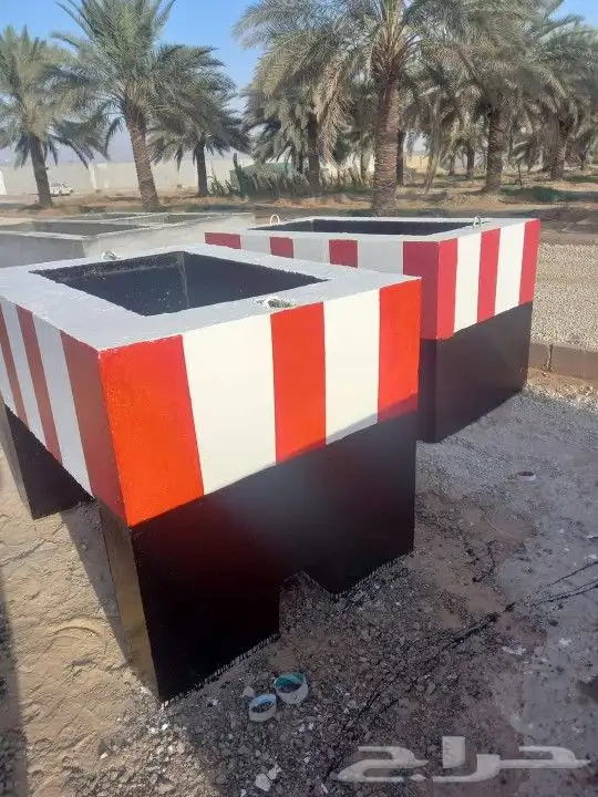 حواجز خرسانية وصبيات 3