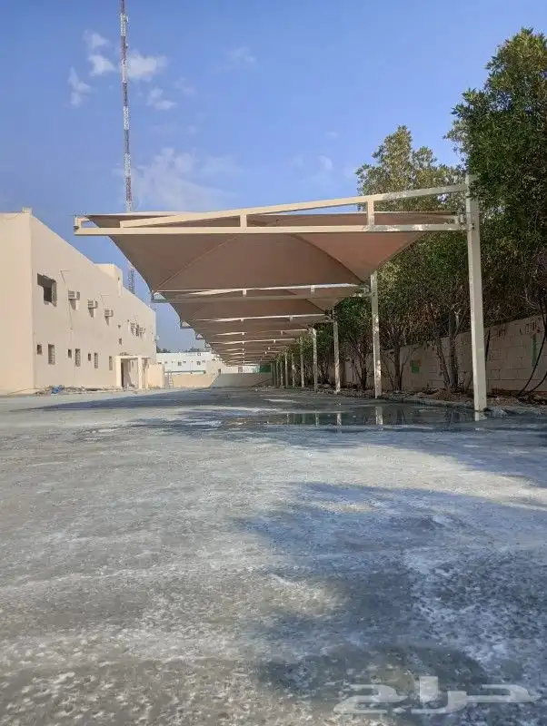 حداد مظلات مواقف سيارات 8