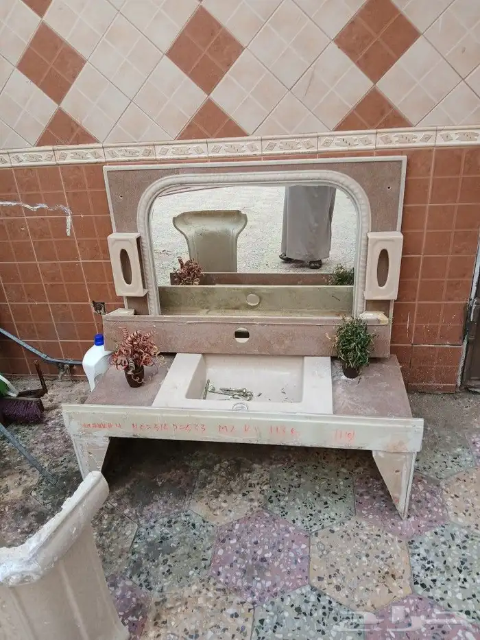 مغسلة رخام مستعملة 2