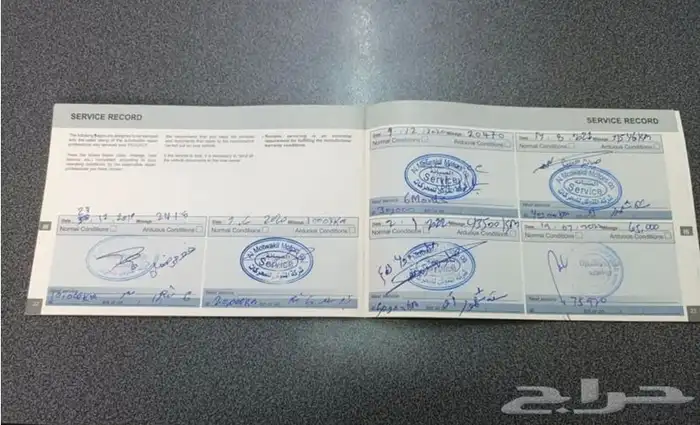 سيارة بيجو 301 بحالة المصنع 6