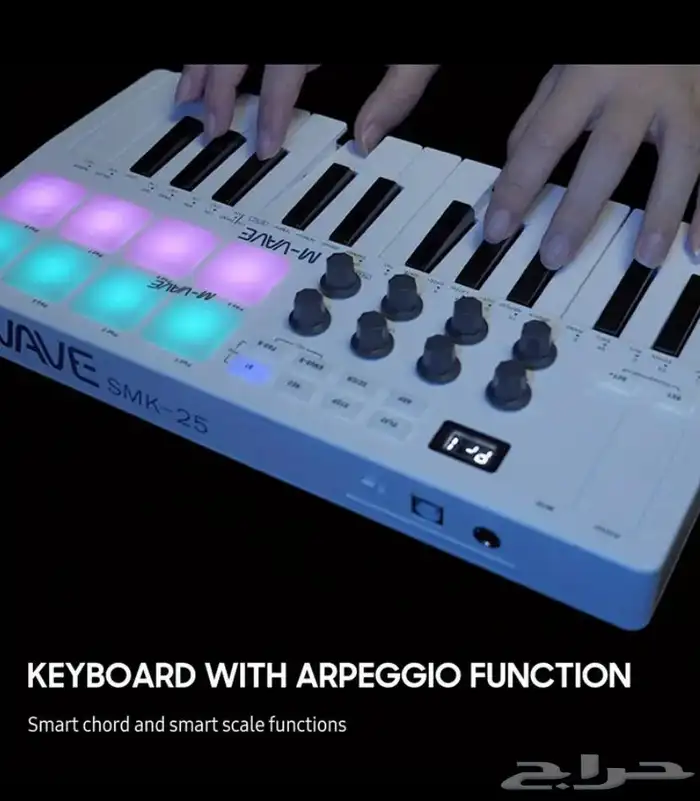 جهاز تحكم لوحة مفاتيح MIDI محمول 5