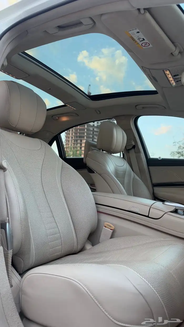 تم البيع مرسيدس S500 فل كامل 6 أزرار 2015 35