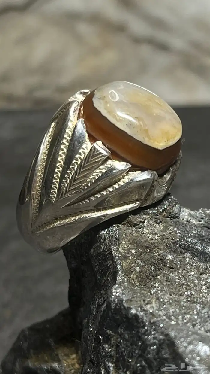 خاتم عقيق صياغة الشريف 2