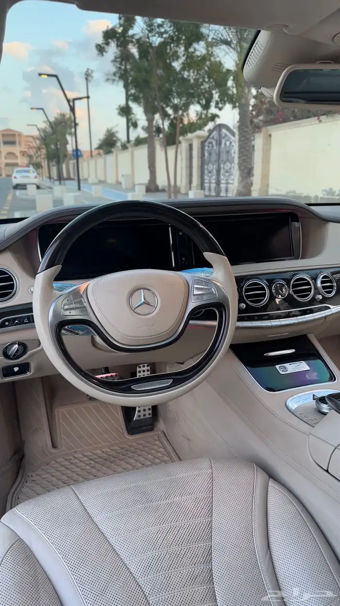 تم البيع مرسيدس S500 فل كامل 6 أزرار 2015 24