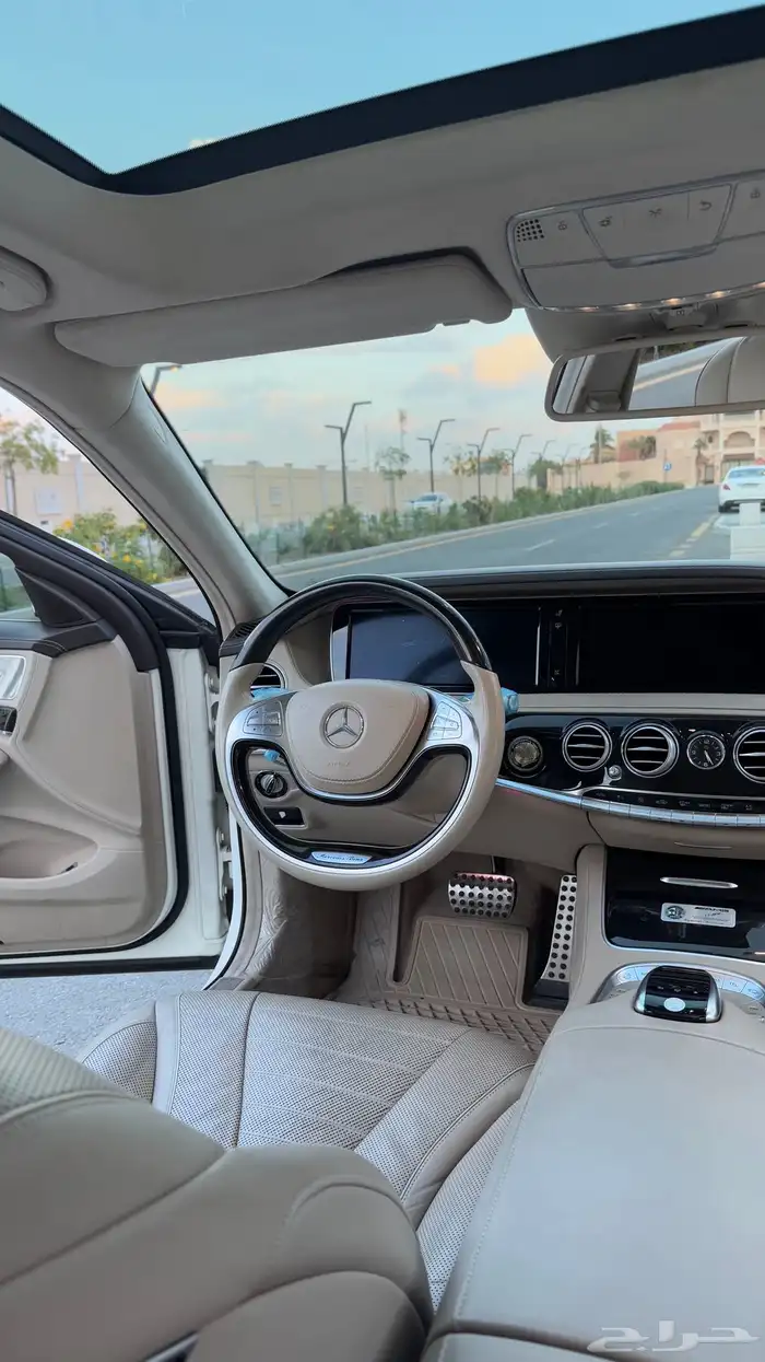 تم البيع مرسيدس S500 فل كامل 6 أزرار 2015 25